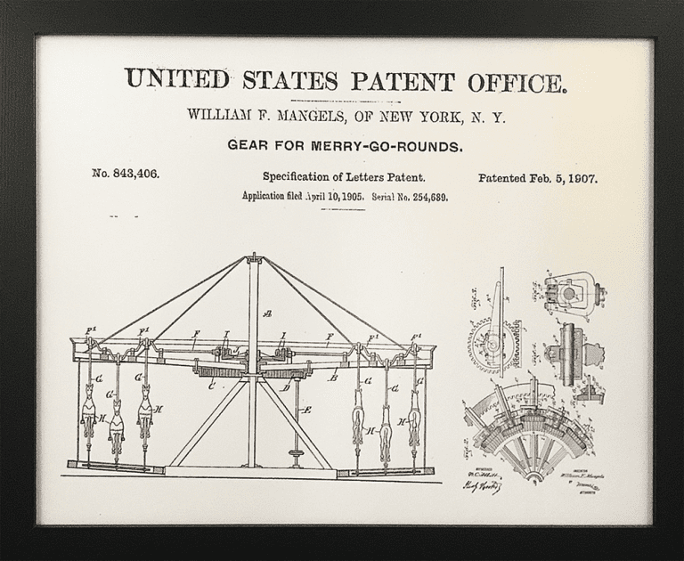 A 1905 Patent for Merry-Go-Rounds